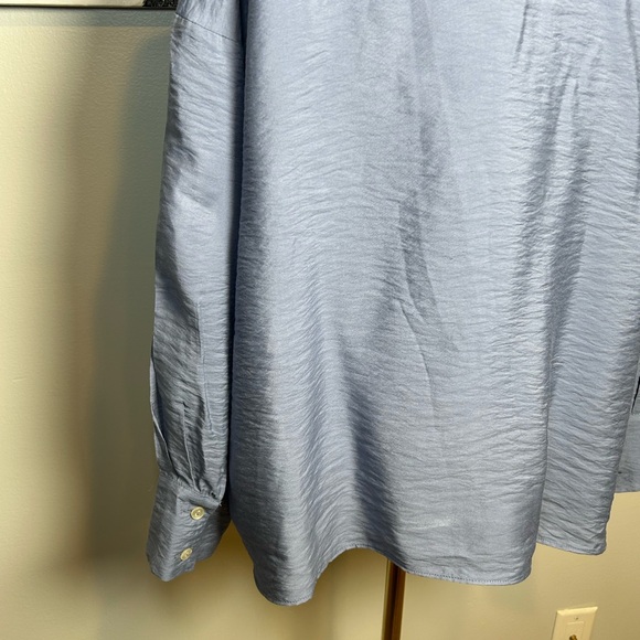 Anthropologie The Dylan long sleeve wide placket blouse boho dusty size S NWT - Picture 9 of 16